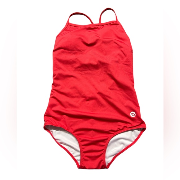 BALEAF womens red racerback athletic competitive swimsuit size 36 NWT - Picture 2 of 9